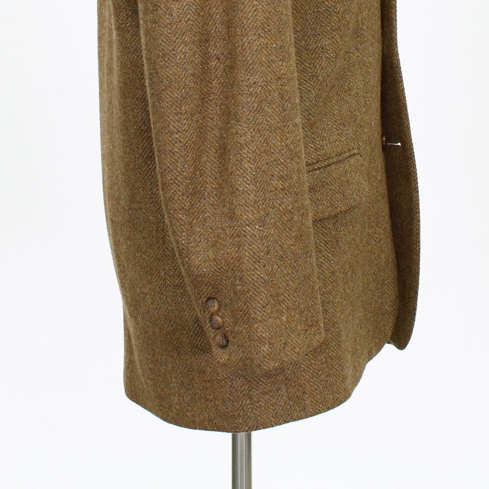 Perry Ellis 40R Brown Solid 3-Button Sport Coat Blazer Jacket V964 - Picture 8 of 11